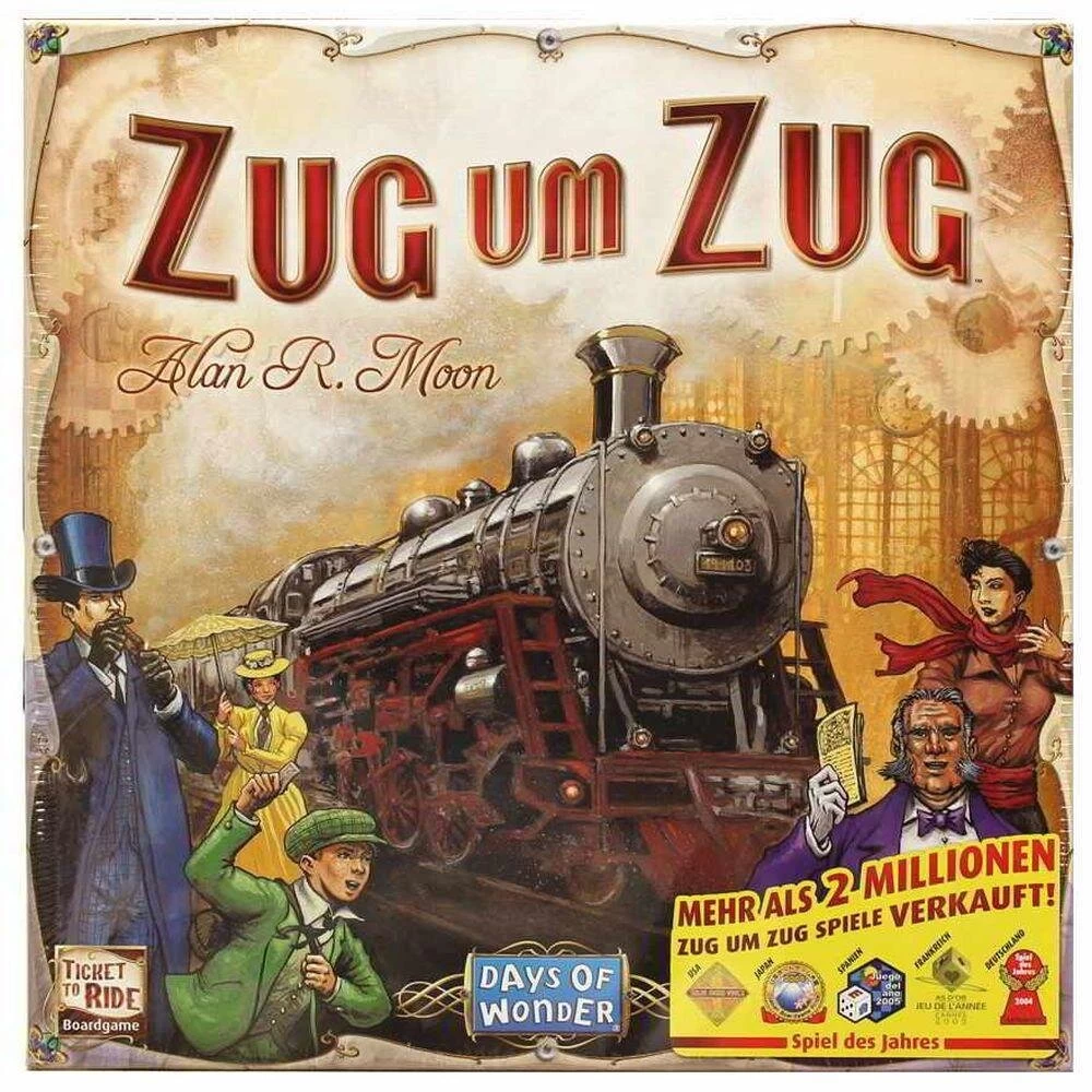 Days Of Wonder Zug Um Zug Brettspiel (DE) Spiel Des Jahres 2004 1 Days Of Wonder Zug Um Zug Brettspiel (DE) Spiel Des Jahres 2004