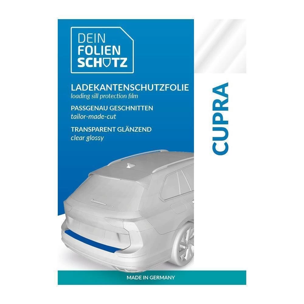 DEIN FOLIENSCHUTZ Ladekantenschutz CUPRA Leon IV KL ST Sports - Transparent Glossy 1 DEIN FOLIENSCHUTZ Ladekantenschutz CUPRA Leon IV KL ST Sports - Transparent Glossy