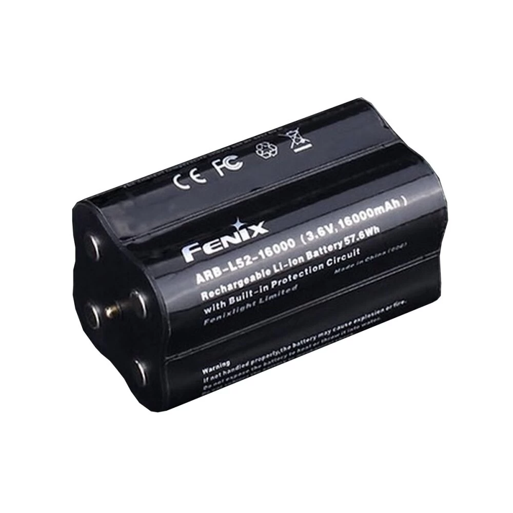 Fenix ARB-L52-16000 Li-Ion Akku-Pack 3,6V / 16.000 MAh Für LR50R 1 Fenix ARB-L52-16000 Li-Ion Akku-Pack 3,6V / 16.000 MAh Für LR50R