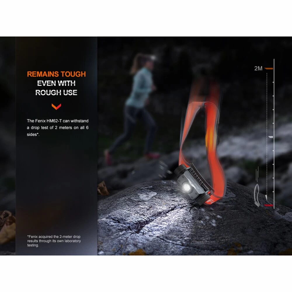 Fenix HM62-T 1200 Lumen LED-Stirnlampe - Magma 4 Fenix HM62-T 1200 Lumen LED-Stirnlampe - Magma – Bild 4