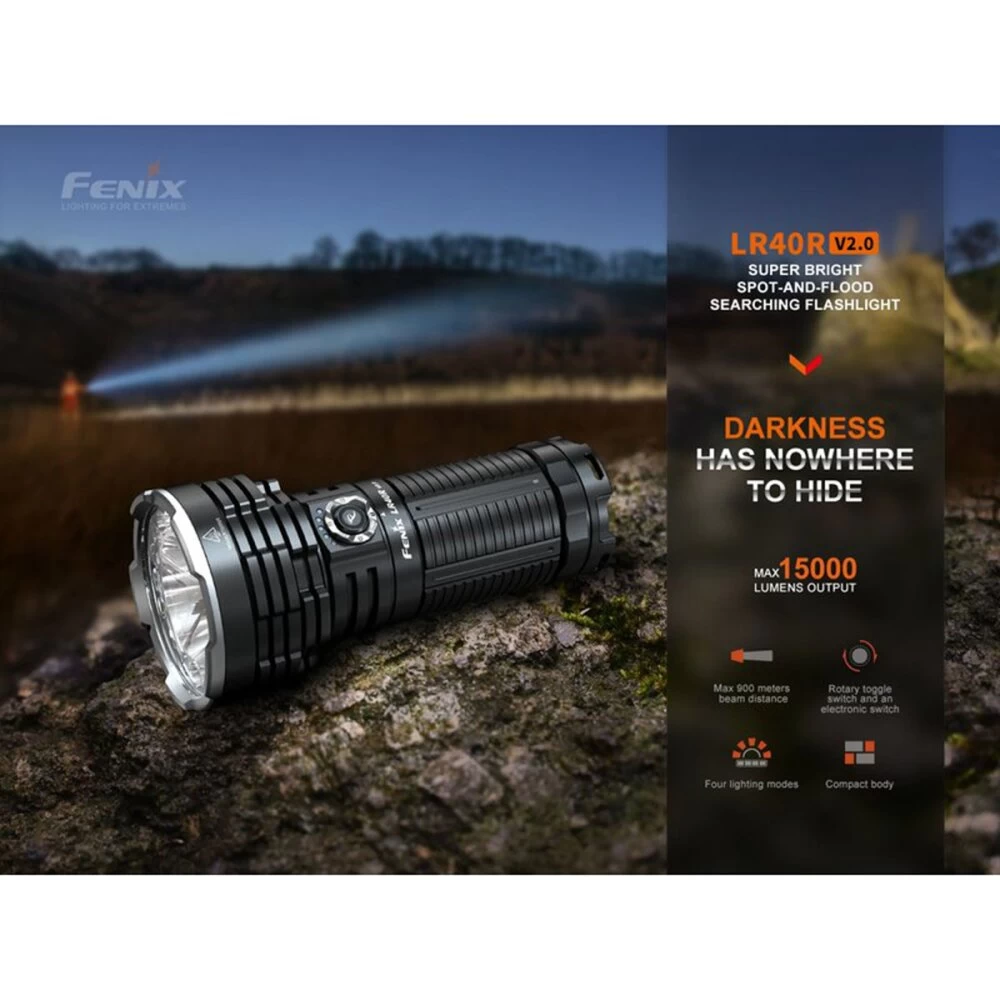 Fenix LR40R V2.0 LED Taschenlampe 15.000 Lumen 6 Fenix LR40R V2.0 LED Taschenlampe 15.000 Lumen – Bild 6