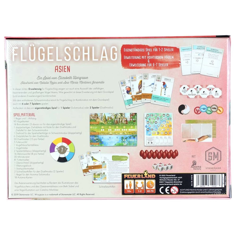 Feuerland Flügelschlag - Asien Erweiterung (DE) 2 Feuerland Flügelschlag - Asien Erweiterung (DE) – Bild 2