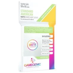 Gamegenic Matte Standard-American Sized Sleeves Hüllen 59x91mm (50 Stück)