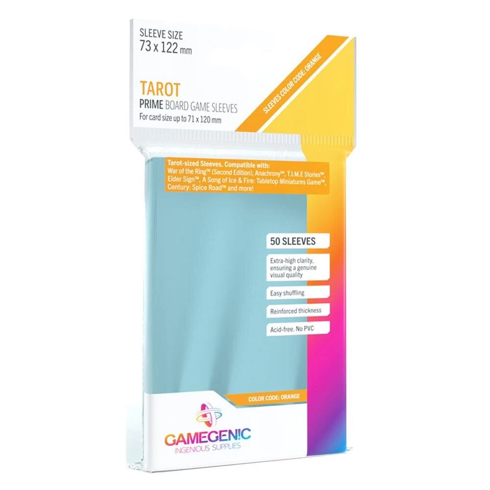Gamegenic Prime Tarot-Sized Sleeves Kartenschutzhüllen 73x122mm (50 Stück) 1 Gamegenic Prime Tarot-Sized Sleeves Kartenschutzhüllen 73x122mm (50 Stück)