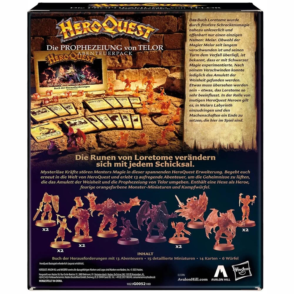 Hasbro HeroQuest Die Prophezeiung Von Telor (DE) - Erweiterung 3 Hasbro HeroQuest Die Prophezeiung Von Telor (DE) - Erweiterung – Bild 3