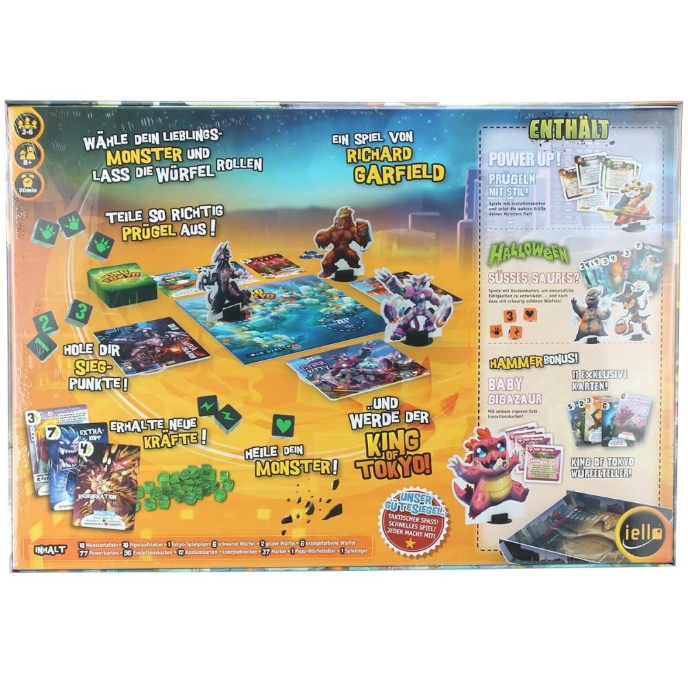 Iello King Of Tokyo 2.Edition - Monster Box (DE) 2 Iello King Of Tokyo 2.Edition - Monster Box (DE) – Bild 2