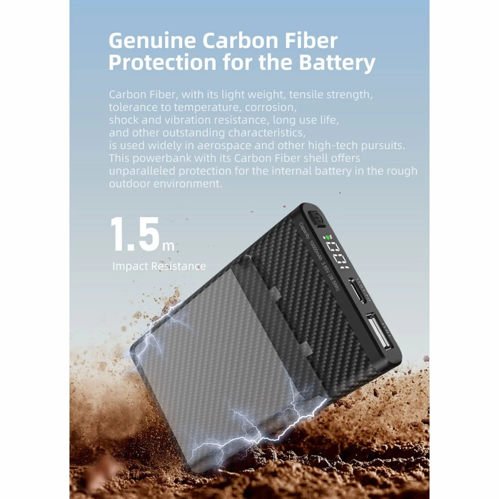 Klarus K5 Carbon Powerbank Mit 10000mAh 4 Klarus K5 Carbon Powerbank Mit 10000mAh – Bild 4