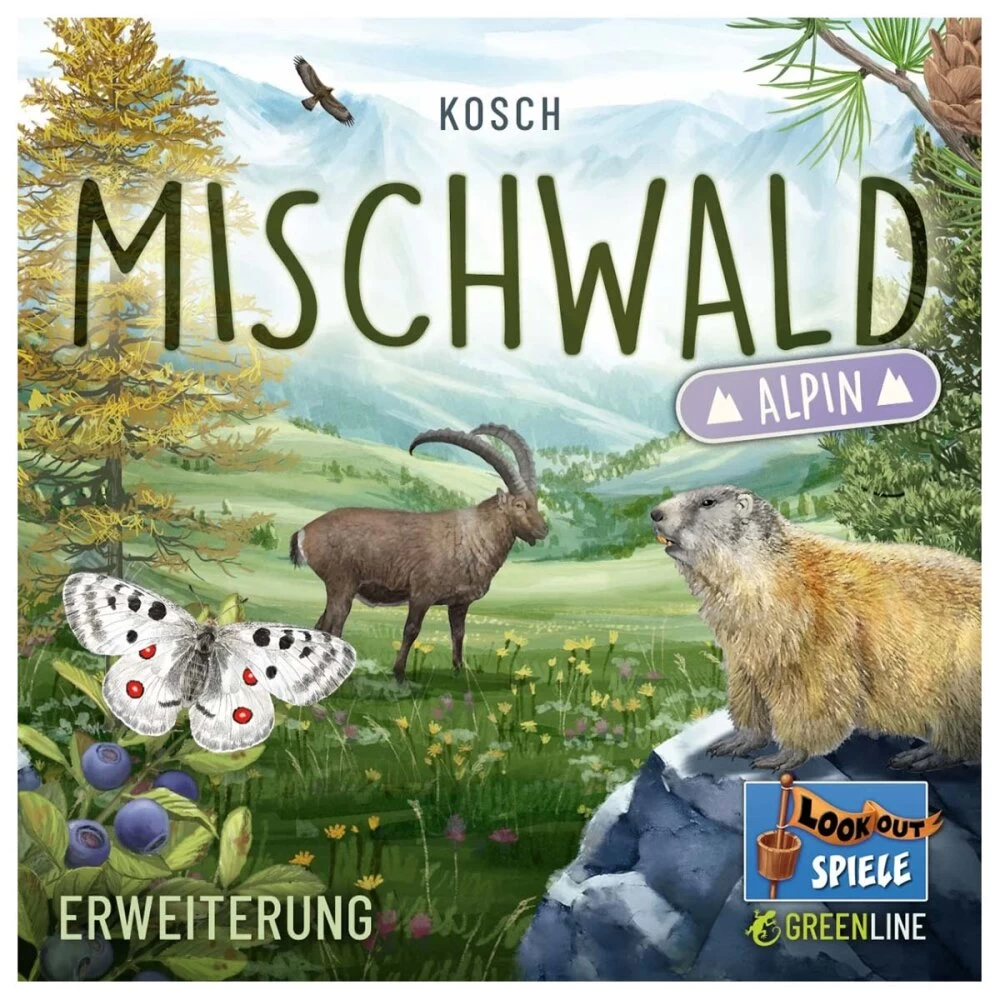 Lookout Games Lookout-Games Mischwald Alpin (DE) - Erweiterung 1 Lookout Games Lookout-Games Mischwald Alpin (DE) - Erweiterung