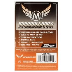 Mayday Standard USA Chimera Sleeves - Hüllen 57,5x89mm (100 Stück) - 7044