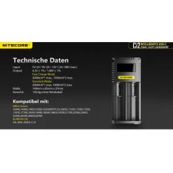 Nitecore Ci2 2-Schacht USB-Ladegerät Mit LCD 7 Nitecore Ci2 2-Schacht USB-Ladegerät Mit LCD -Outdoor Gear Verkauf nitecore ci2 2 schacht usb ladegeraet mit lcd4