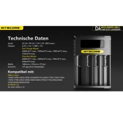 Nitecore Ci4 4-Schacht USB-Ladegerät Mit LCD -Outdoor Gear Verkauf nitecore ci4 4 schacht usb ladegeraet mit lcd4