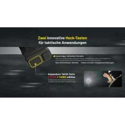 Nitecore EDC25 3000 Lumen - LED Taschenlampe -Outdoor Gear Verkauf nitecore edc25 3000 lumen led taschenlampe4