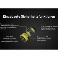 Nitecore NL169 - 16340 Li-Ion Akku 950mAh Mit 2A -Outdoor Gear Verkauf nitecore nl169 16340 li ion akku 950mah mit 2a3