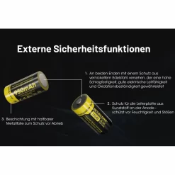 Nitecore NL169 - 16340 Li-Ion Akku 950mAh Mit 2A -Outdoor Gear Verkauf nitecore nl169 16340 li ion akku 950mah mit 2a4