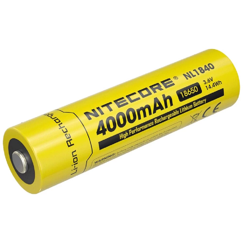 Nitecore NL1840 18650 - Li-Ion Akku 4000mAh Bis 5A 1 Nitecore NL1840 18650 - Li-Ion Akku 4000mAh Bis 5A