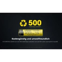 Nitecore NL1840HP 18650 - Li-Ion Akku 4000mAh Bis 10A -Outdoor Gear Verkauf nitecore nl1840hp 18650 li ion akku 4000mah bis 10a8