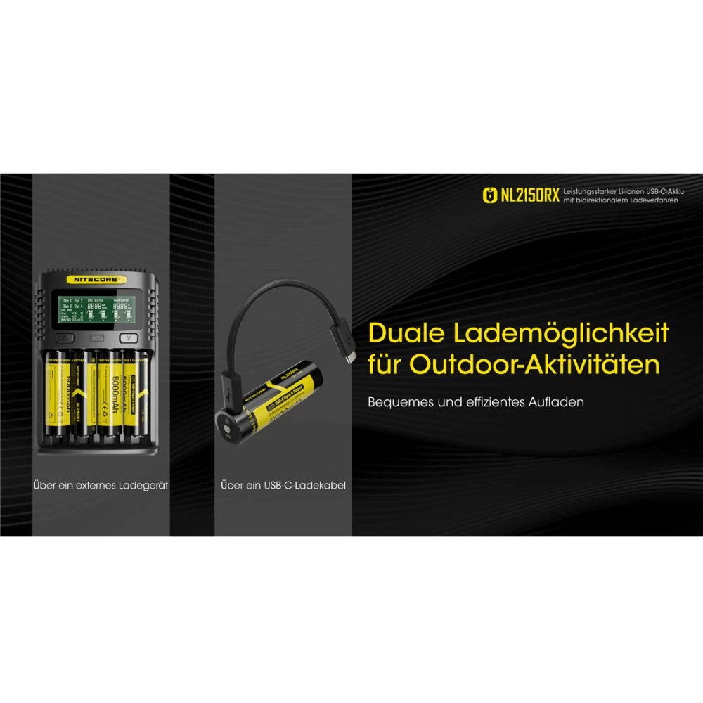 Nitecore NL2150RX 21700 Li-Ion Akku 3,6V 5000mAh Mit Powerbank-Funktion 4 Nitecore NL2150RX 21700 Li-Ion Akku 3,6V 5000mAh Mit Powerbank-Funktion – Bild 4