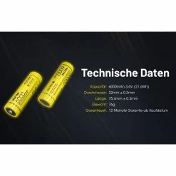 Nitecore NL2160 21700 Li-Ion Akku 3,6V 6000mAh Bis 8A -Outdoor Gear Verkauf nitecore nl2160 21700 li ion akku 36v 6000mah bis 8a7