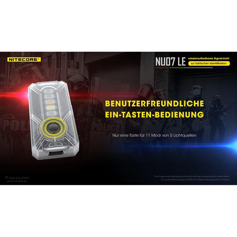 Nitecore NU07 LE - Signalleuchte 5 Nitecore NU07 LE - Signalleuchte – Bild 5