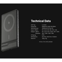 Nitecore Powerbank NW5000 Mit 5000mAh, MagSafe-Technologie -Outdoor Gear Verkauf nitecore powerbank nw5000 mit 5000mah magsafe technologie9