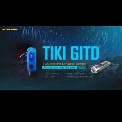 Nitecore TIKI GITD Blue Schlüsselbundlampe 300 Lumen -Outdoor Gear Verkauf nitecore tiki gitd blue schluesselbundlampe 300 lumen3