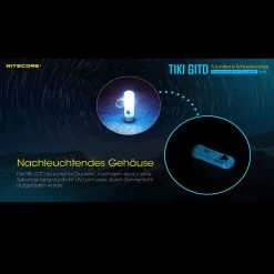 Nitecore TIKI GITD Blue Schlüsselbundlampe 300 Lumen -Outdoor Gear Verkauf nitecore tiki gitd blue schluesselbundlampe 300 lumen4