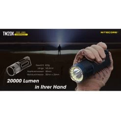 Nitecore TM20K LED Taschenlampe -Outdoor Gear Verkauf nitecore tm20k led taschenlampe7