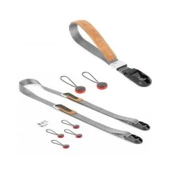 Peak Design Compact Strap Pack Ash: Leash Gurt Und Cuff Handgelenkschlaufe