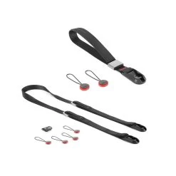 Peak Design Compact Strap Pack Black: Leash Gurt Und Cuff Handgelenkschlaufe