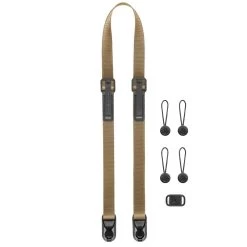 Peak Design Leash Coyote (Beige) - 4in1-Kameragurt Für Kleine SLR- Und Systemkameras