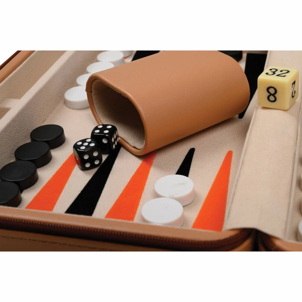 Philos Backgammon Leros - Magnetisches Reisespiel In Lederetui 8 Philos Backgammon Leros - Magnetisches Reisespiel In Lederetui – Bild 8