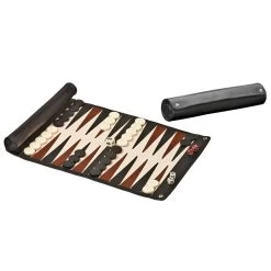 Philos Backgammon Rollbares Spielfeld - Kunstleder (1713)