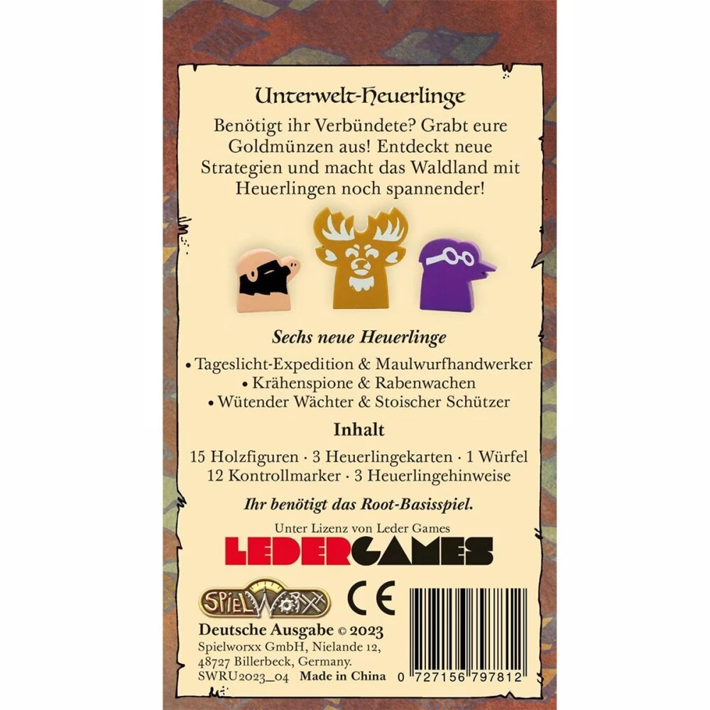 Spielworxx Root Unterwelt-Heuerlinge - Erweiterung (DE) 2 Spielworxx Root Unterwelt-Heuerlinge - Erweiterung (DE) – Bild 2